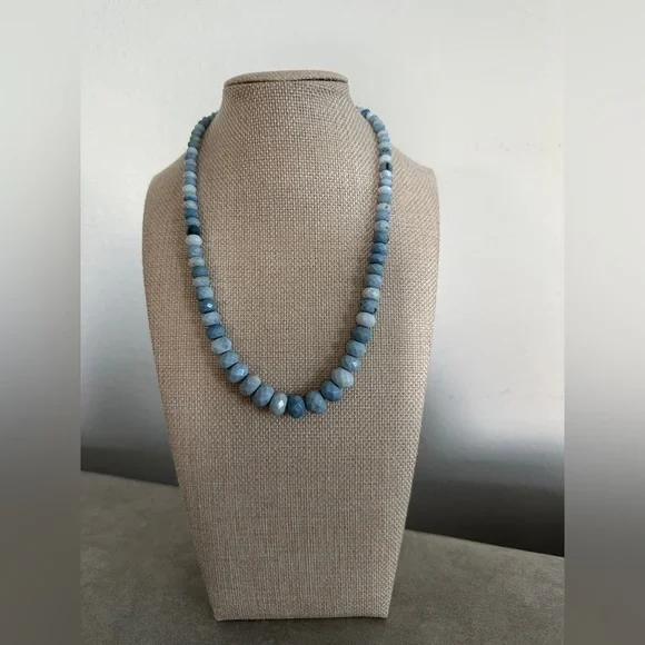 Blue Opal beaded Necklace by Jay King - Picture 2 of 8